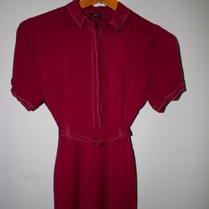 Vintage-style collared dress